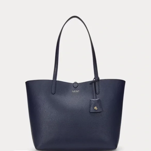 Lauren Ralph Lauren Reversible Nautical Navy tote‎ bag - Picture 8 of 16
